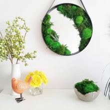 Load image into Gallery viewer, Moss Mirror - Black with Strap